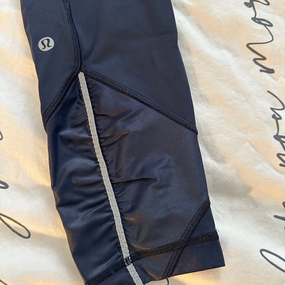 Lululemon Pace Queen Tight *Full-On Luxtreme Navy reflective 4 - Picture 8 of 8